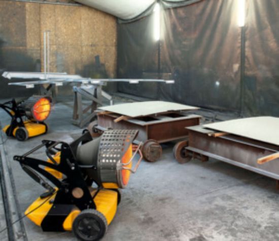 Picture of XL 9SR infrared oil fired heaters